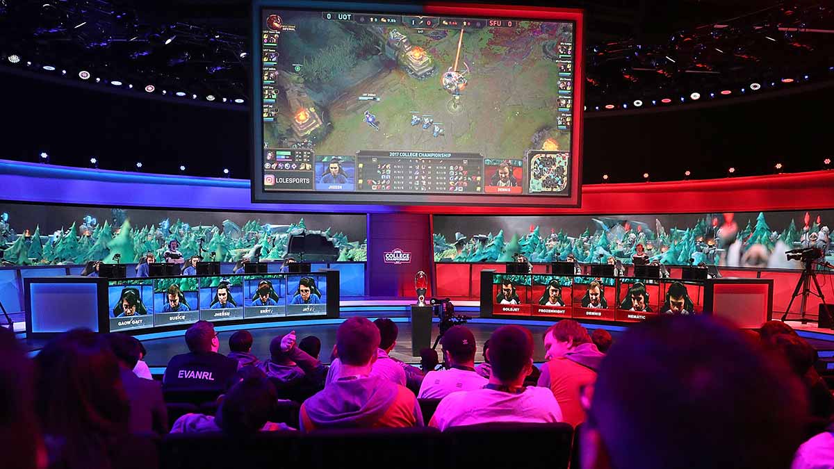 Gaming fans watch an eSports tournament in the US earlier this year.
