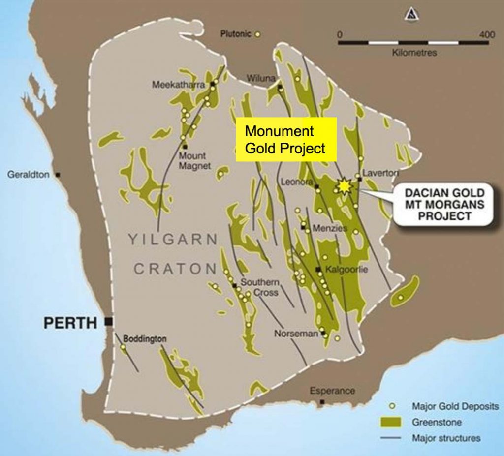 Near-ology … Syndicated’s gold project is close to Dacian Gold’s 3.3m oz project