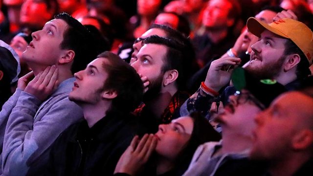 Fans react during a US Counter-Strike eSports final in January. Source: Getty