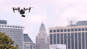 Security … Department 13 has started shipping the newest model of its counter-drone system MESMER. Picture: Getty