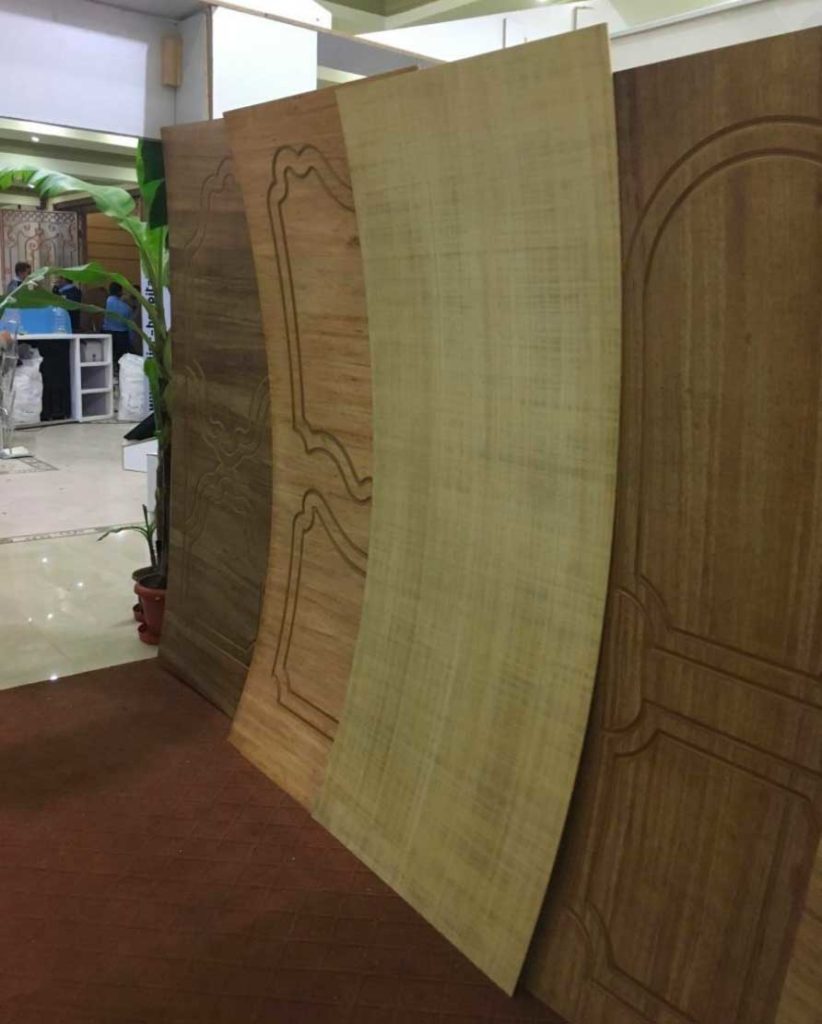 Banana-based veneer produced in Papyrus's Egypt factory. Picture: Papyrus