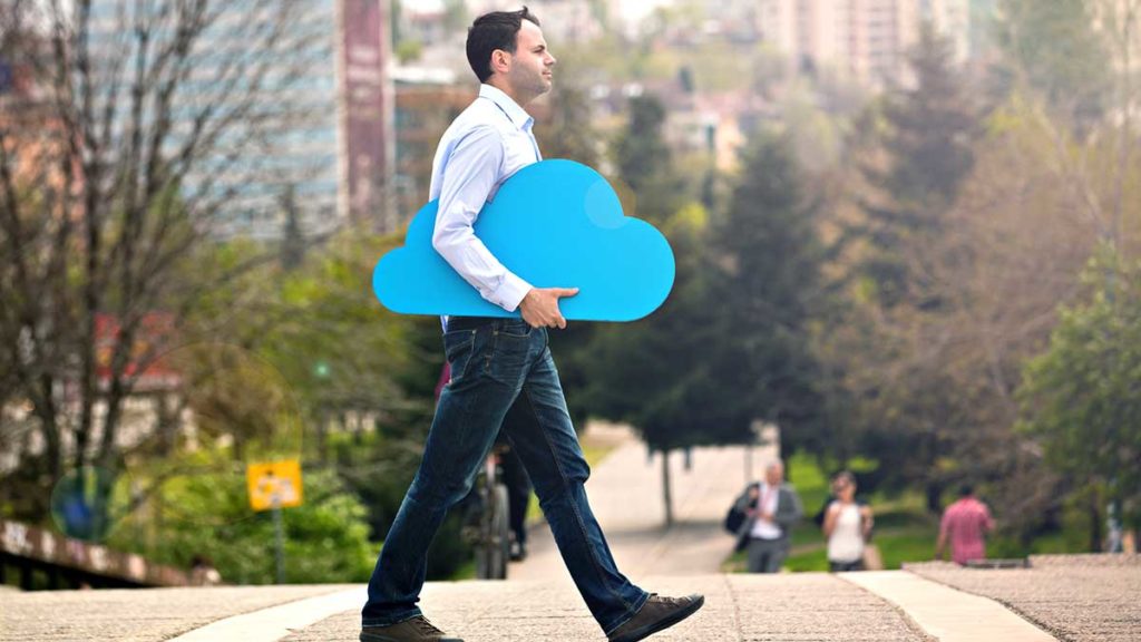 Head in the clouds ... Tim Knapton offers top tips for investing in cloud computing. Picture: Getty