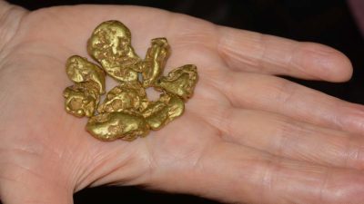 All that glitters ... in six months we'll find out if the Pilbara gold nugget rush is real or hype. Pic: Getty