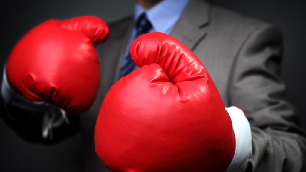 Board fight, punch-up, Getty
