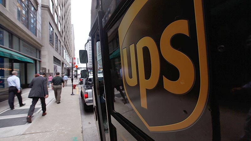 The world's biggest courier UPS is trialling Yojee's blockchain technology in Asia. Pic: Getty