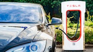Electric cars will push strong demand for battery metals over the next five years. Pic: Getty