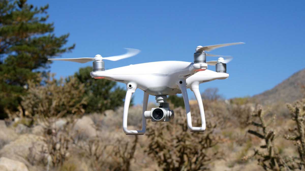 A consumer drone similar to this model is believed to be the cause of a helicopter crash in South Carolina.