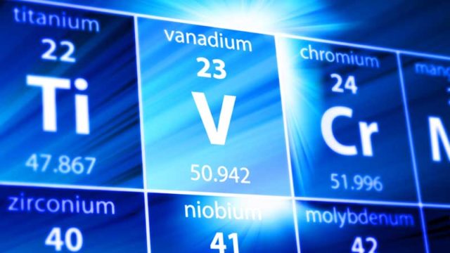Vanadium is a medium-hard, steel-blue metal that is malleable, ductile and corrosion-resistant. Pic: Getty