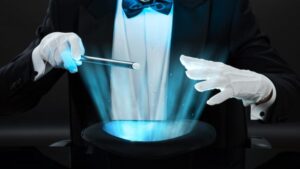 Magician, trick, Getty