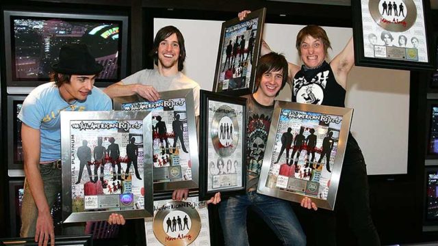 Multi-platinum ... Remember The All-American Rejects? Us neither. Pic: Getty