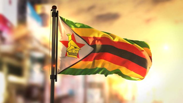Zimbabwe flag, Getty