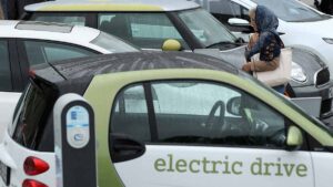 A German Summit on Electric Mobility. Pic: Getty