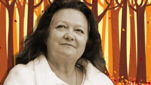 Gina Rinehart at Sydney Olympic in 2015. Pic: Getty