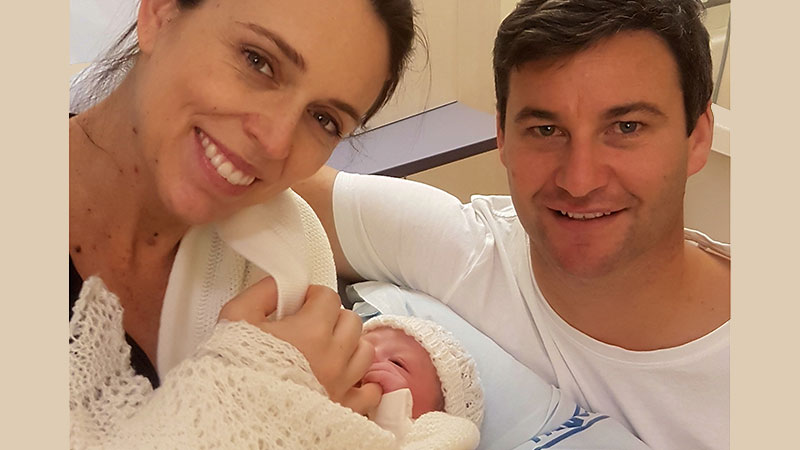 Kiwi PM Jacinda Ardern this week became the first world leader since Pakistan's Benazir Bhutto to give birth while in office. Pic: Getty
