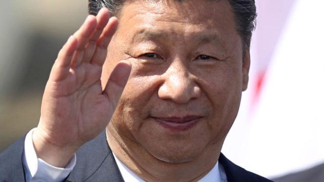 Chinese President Xi Jinping at last year's Hamburg G20 economic summit in Germany. Pic: Getty