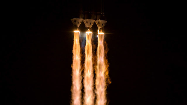 The Delta IV Heavy rocket launches NASA's Parker Solar Probe at Cape Canaveral earlier this month. Pic: Getty