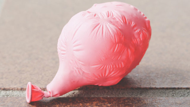 A deflated balloon. Pic: Getty
