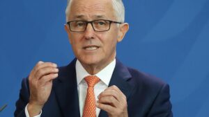 PM Malcolm Turnbull is holding on by a thread after narrowly defeating a challenge by front-bencher Peter Dutton. Pic: Getty