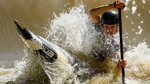 Liam Smedley ahead of the 2018 ICF Canoe Slalom World Cup Final in Spain. Pic: David Ramos/Getty Images
