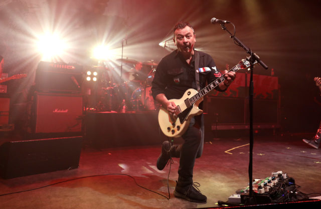 James Dean Bradfield of the Manic Street Preachers rocks out. Pic: Tim P. Whitby/Getty Images
