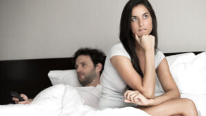 An unhappy couple not feeling the love. Pic: Getty
