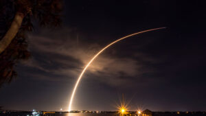 A rocket takes off from Cape Canaveral. Pic: Chris Kridler