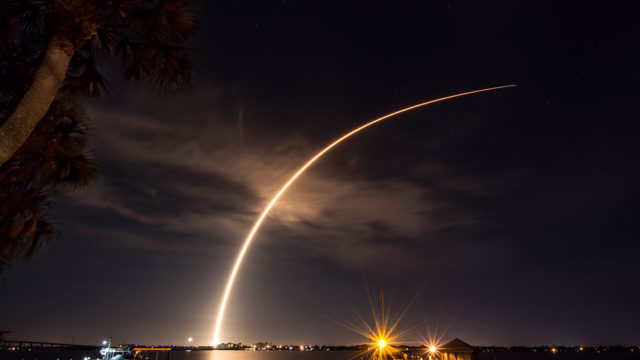 A rocket takes off from Cape Canaveral. Pic: Chris Kridler