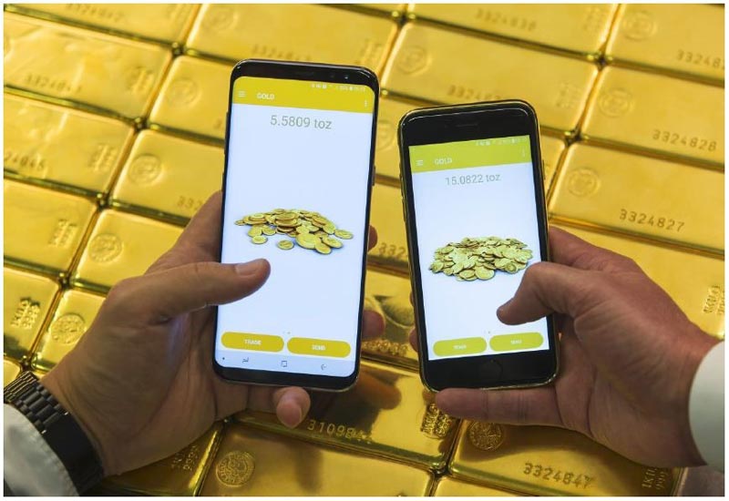 The Perth Mint's new GoldPass app.