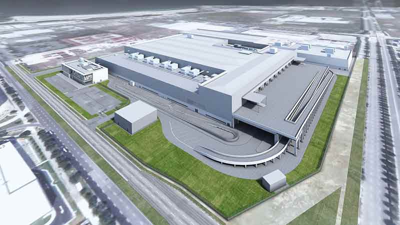 llustration showing Dyson’s advanced automotive manufacturing facility in Singapore Source: Dyson