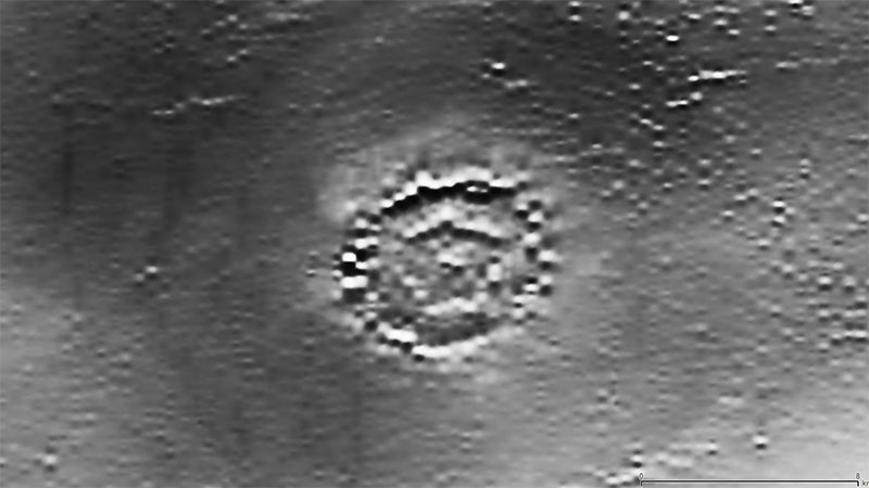 A magnetic image of the 20km ring at the Lennis project.