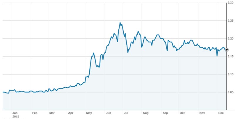 The Vango share price over the past 12 months. Source: Nabtrade