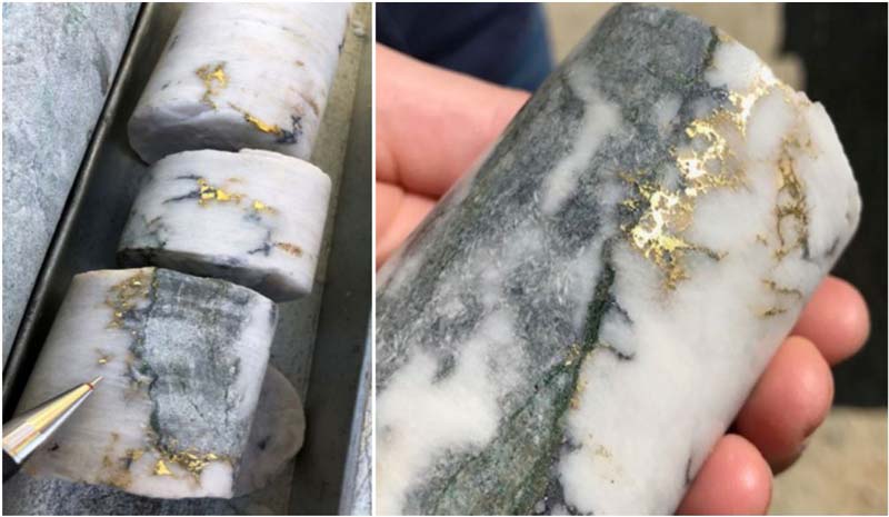 Lots of visible gold. Pic: Westgold Resources.
