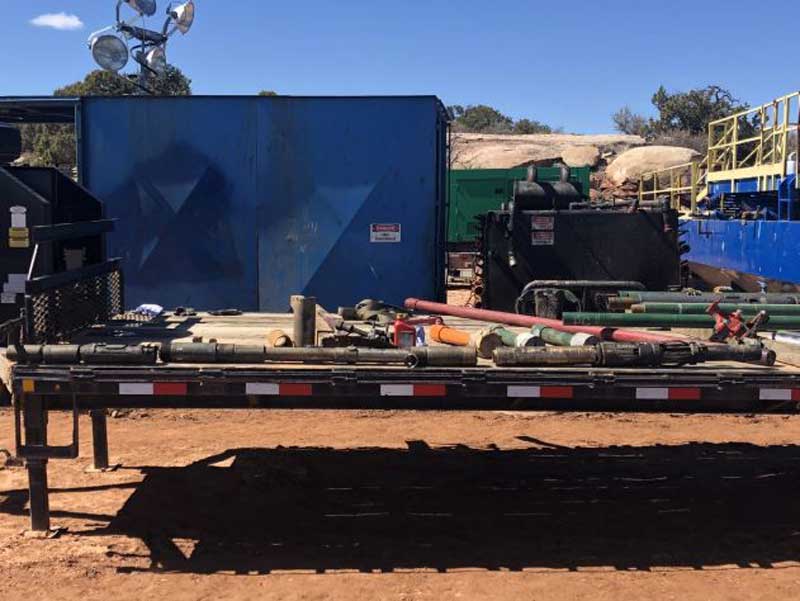The shear and packer tools fished out from the Long Canyon No. 2 well. Pic: Anson