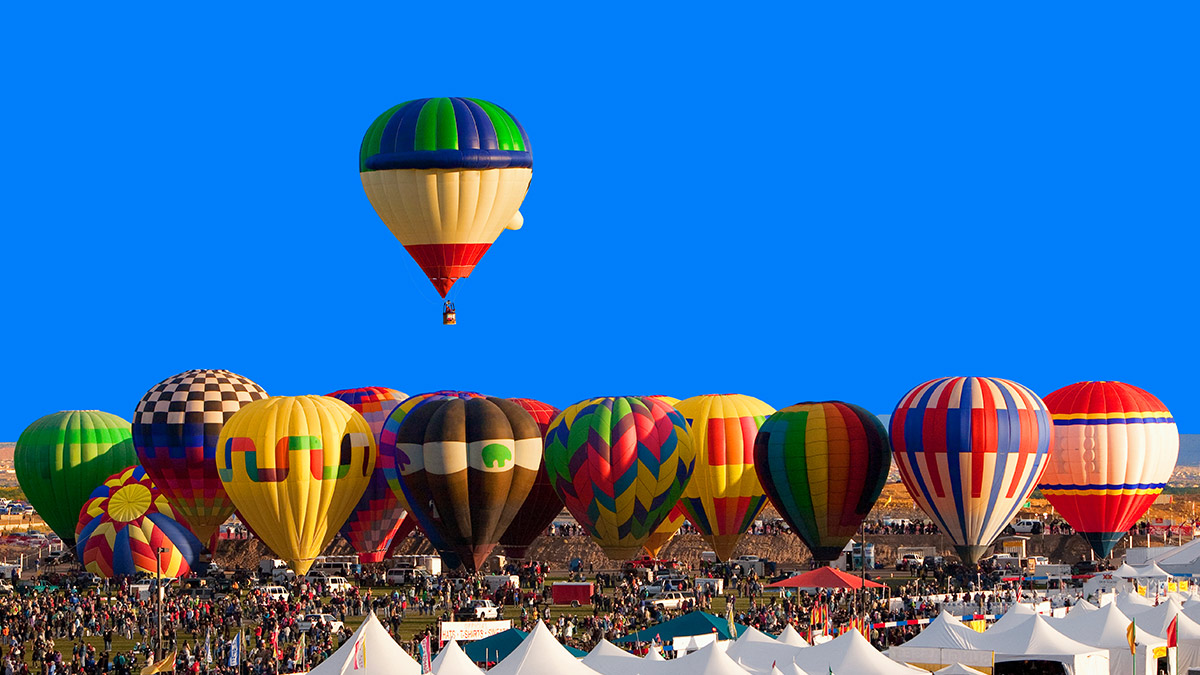 Floating balloon one competition
