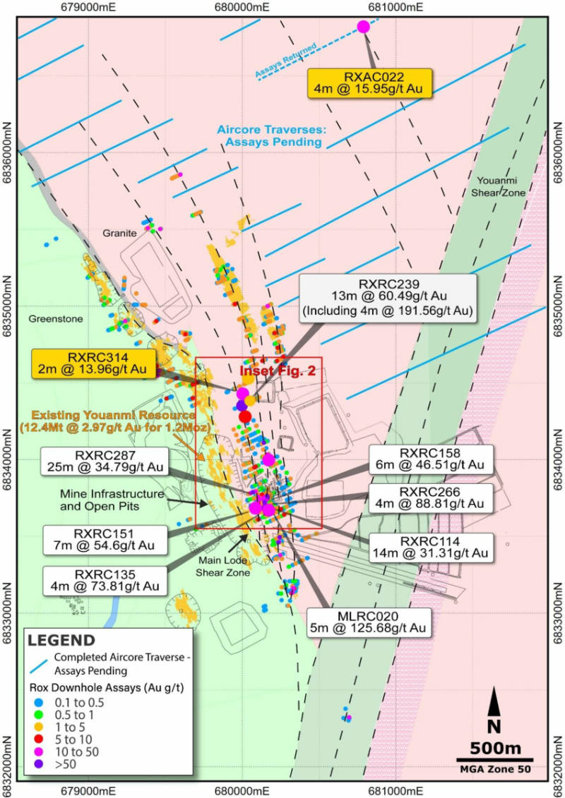 rox resources drill results