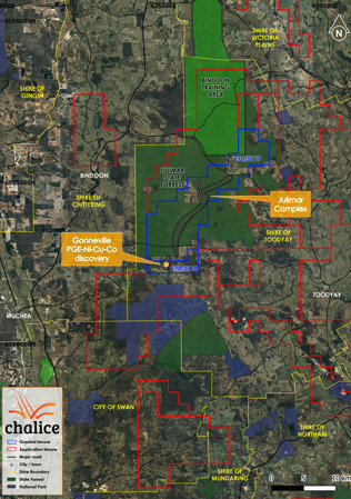 Chalice Gold Mines' Julimar project is partly within state forest