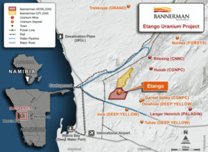 Bannerman Resources' Etango-8 project in Namibia