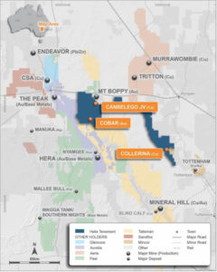 Helix Resources' Cobar project is close to the Mt Boppy gold mine