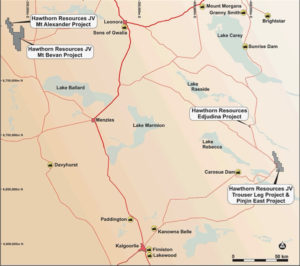 Hawthorn Resources' Trouser Leg gold projects is northeast of Kalgoorlie. Image: company supplied