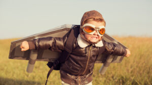 Pilot sets course for new energy future with wind beneath its wings