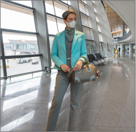 Hygienic air crew uniform that features silver is attracting interest worldwide in a post-COVID world: Image: The Silver Institute and Keyvan