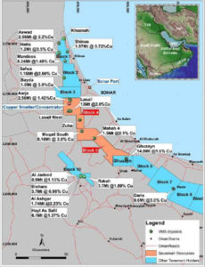 Force Commodities copper project in Oman covers 999sqkm. Image: Savannah Resources