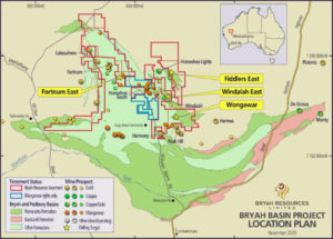 Bryah Resources location map