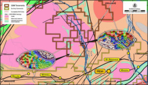 Golden state mining drilling location targets Yule