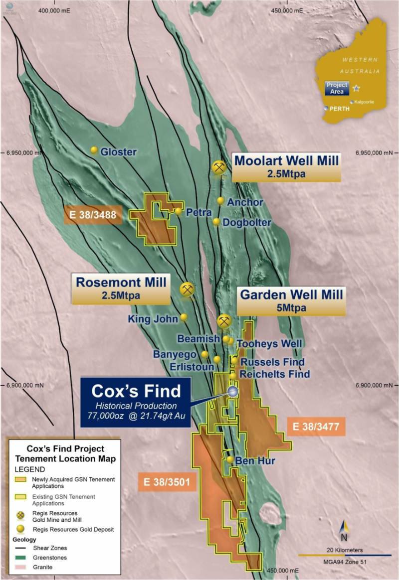 great southern mining new licences