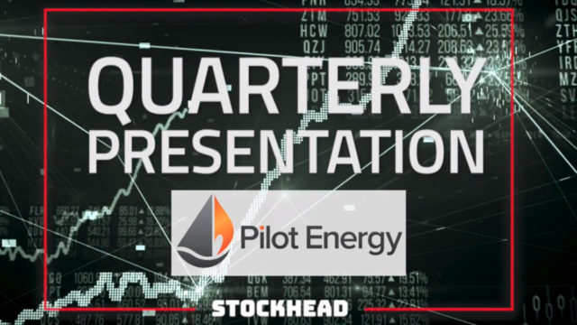 Pilot Energy PGY quarterly presentation