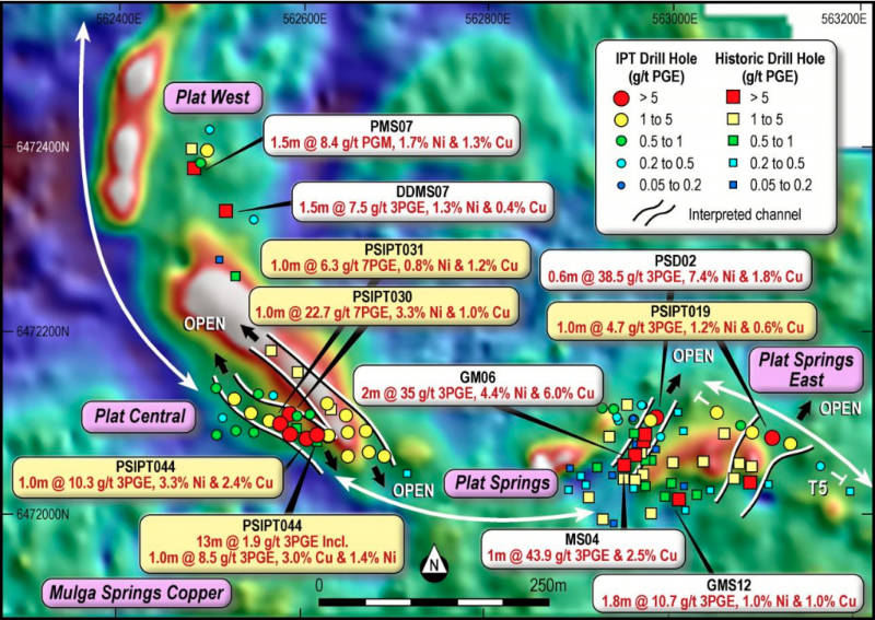 impact minerals platinum springs map