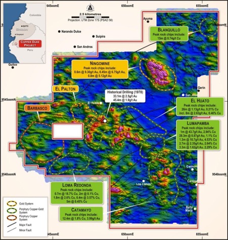 Titan maps out exciting porphyry corridor at Copper Duke