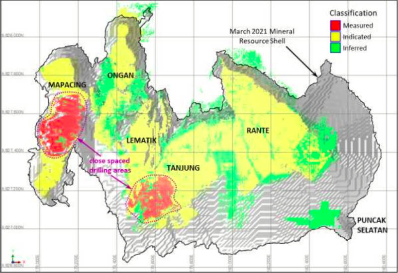 nusantara resources awak mas pit resource gold
