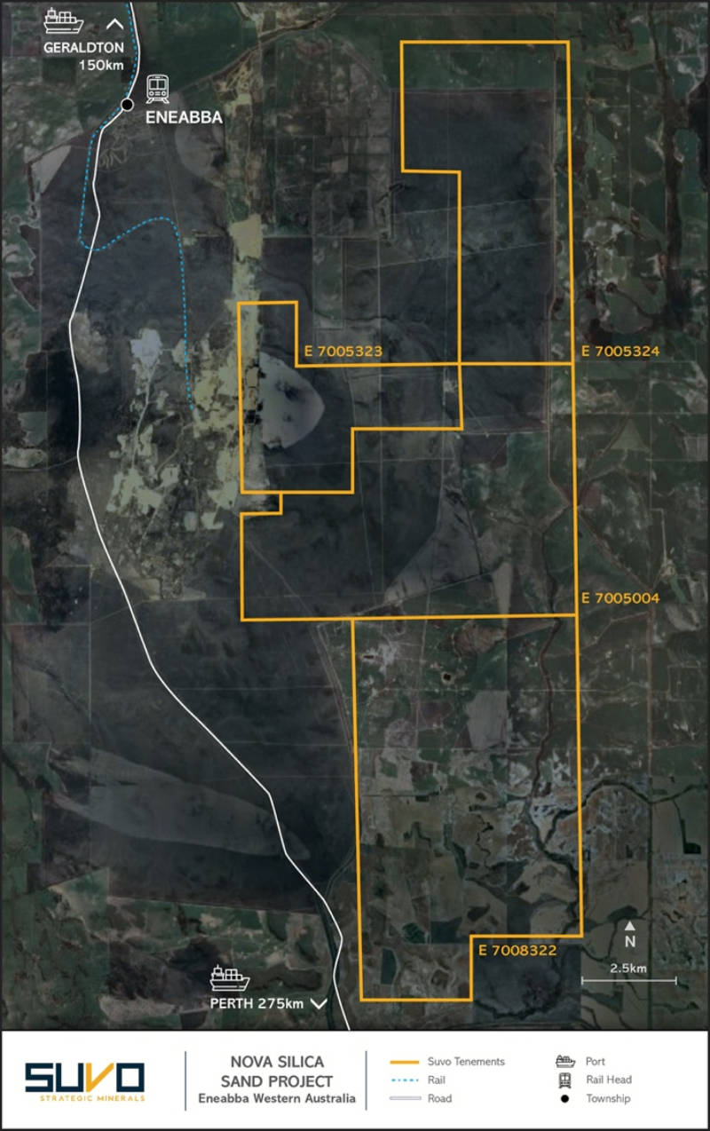 nova silica sand project location
